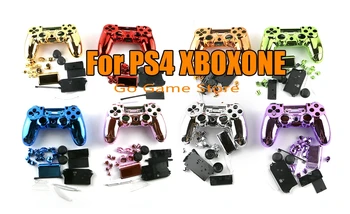 10 комплекта за безжичен контролер PS4 с кнопочными части 8 цвята Хромиран корпус на корпуса на контролера
