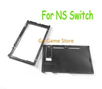 10 комплекта за конзолата Switch NS NX Предната и задната част за Nintendo Switch Оригиналната смяна на черно твърда черупка Част на корпуса
