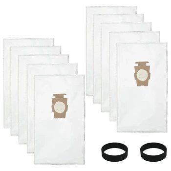10 Опаковки, Торби за прах, Прахосмукачка и 2 Колана за Kirby 204811, 204814, 205811 Style F, G3 G4 G5 G6 G7 G8 G9 G10 G11 G12