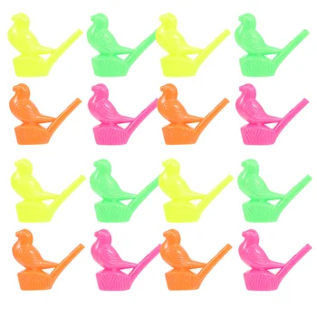 16 бр. подарък мультяшные свирки Птица парти Красива пластмасова пързалка за вода за възрастни преносим
