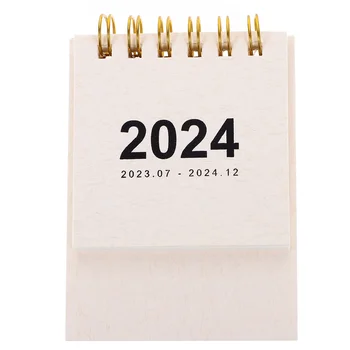 2024 Настолни календари, офис аксесоар, тенис на маса, домашен стационарен преносим настолен календар за месец