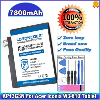 7800 mah AP13G3N батерия за батерии на лаптопи Acer Aspire Iconia W3-810