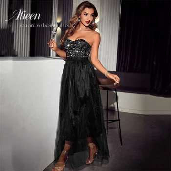 Aileen New в рокли за жени, вечерни, сватбени, вечерни, черни, подходящи рокли по поръчка, рокля за бала трапецовидна форма, вечерна дълго луксозно