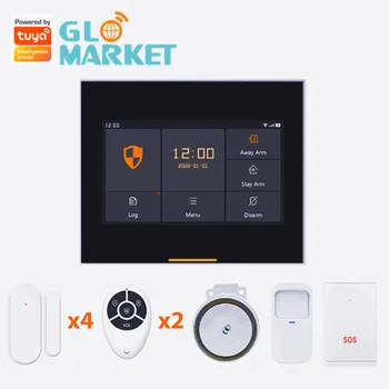 Glomarket Умен дом Sasha 4g / GSM/ wi-fi сот направи си САМ система за Безжично управление на приложение на анти-кражба аларма за крадци