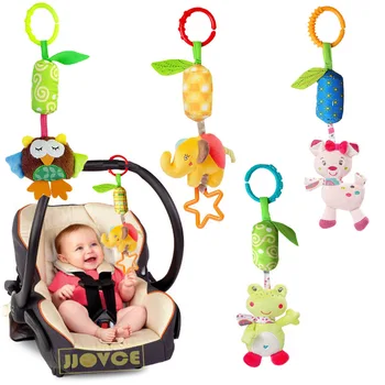 JJOVCE кошарката, детски висящи играчки, дрънкалки за колички, плюшени кукли, аксесоари за носене на бебета, камбанка за докосване развитие новородени