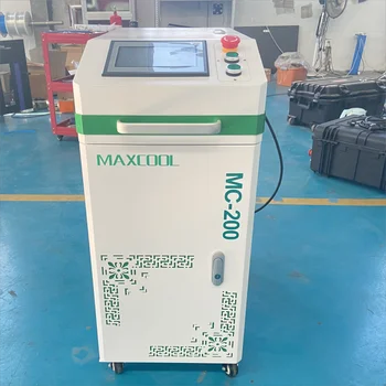 Maxcool 100 W 200 W 300 W импулс fiber лазерни чистящая машина за премахване на ръжда преносим лазерен пречистване на