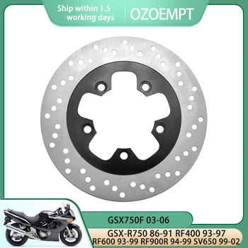 OZOEMPT заден спирачен диск мотоциклет/плоча се Прилага за GSX750F 03-06 GSX-R750 86-91 RF400 93-97 RF600 93-99 RF900R 94-99 SV650 99-02