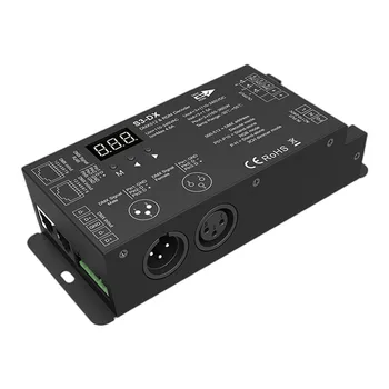 S3-DX 3CH*1.5 A led лента DMX Декодер (с RF) за управление на 110-240 v Променлив ток високо напрежение, един-цветен, оцветен, RGB или RGBW led лента