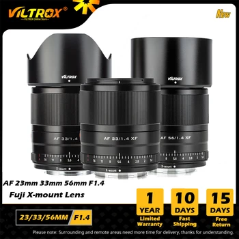 Viltrox 23 mm 33 мм 56 мм 13 мм Обектив F1.4 с Автоматично фокусиране, Портретна Лещи с Голяма бленда на Обектива на камерата Fuji Fujifilm X Mount X-T4 X-T30