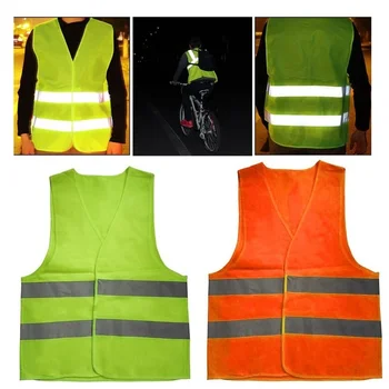 Автомобилна светоотражающая облекло за защитна жилетка Видимост облекло ден и нощ Защитна жилетка за бягане и колоездене