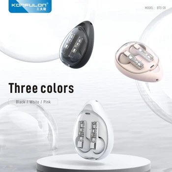 Безжични Bluetooth слушалки с чувствителен на допир бутон, шумоподавляющая слушалка, слушалки и с висока прозрачност стереозвука в ухото, слушалките за всички телефони