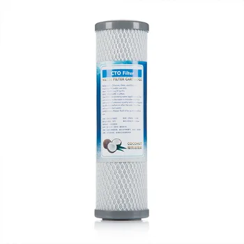 Висококачествени домакински пречистване на вода 10 инча CTO РО Филтри за вода Касети ро системен филтър