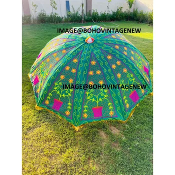 Градински чадъри голям размер, плажни чадъри, слънцезащитен чадър, сватбени декоративни големи чадъри, с пъстри