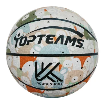 Детска баскетболна топка от изкуствена кожа, размер 5, тренировъчен баскетболна топка за игра на открито и закрито, висококачествени женски топка