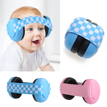 Детски слушалки със защита от шум, еластична каишка, защита на слуха, защитни слушалки, детски слушалките с шумопотискане, заспиване на детето