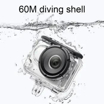 За Insta360 GO 3 корпуса на фотоапарата за носене, водоустойчива водоустойчив 196,8 фута /60 м за гмуркане Защитни аксесоари за фотоапарати