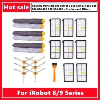 За серия комплекти резервни части iRobot Roomba 800 860 865 866 870 871 880 885 886 890 900 960 966 980 - Четки и филтри