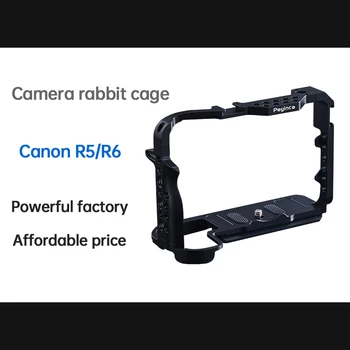 Камера Клетка за Заек-Метална Slr Микро-Камера с Един Аксесоар, Видеомонитор за Canon EOS R5 R6-002