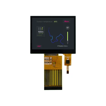 капацитивен 3,5-инчов сензорен екран с интерфейс SPI + RGB, капацитивен сензорен екран с интерфейс TFT и IC2
