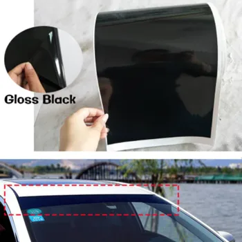 Качествени, Трайни Етикети От слънцето Аксесоари 150x20 см Ван Предното Стъкло на Колата на Екстериора на Колата Стикер За Мобилни Телефони Отпред + Отзад