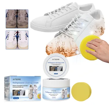 Крем за почистване на жълти краища на обувки, високоефективен преносима лубрикант за измиване на обувки за почистване ежедневни обувки