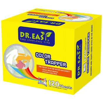 Кърпи DR. Easy Color Trapper за пране на 120 карата, премахване на бои, тежки метали, специални порите Текстура се абсорбира повече и по-бързо