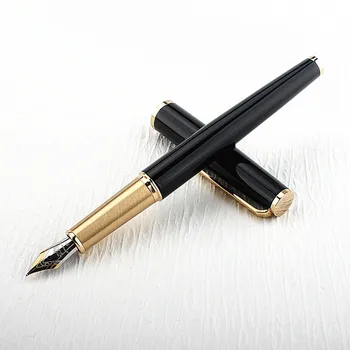 Луксозно качество Jinhao 85 черен цвят, бизнес офис писалка, студентски, училищни канцеларски материали, мастило, писалка за калиграфия