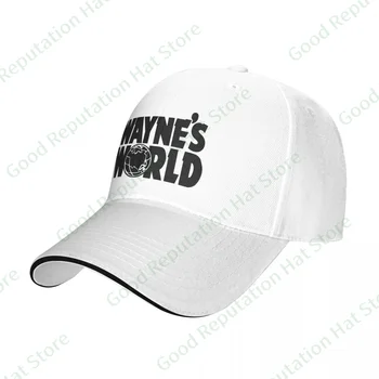 Многоцветен бейзболна шапка Waynes World, шапка с козирка, регулируем Лятна бейзболна шапка Унисекс за татко, спортни шапки