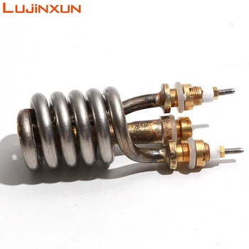 Нагревателен елемент електрически кран LUJINXUN 220 ДО 3000 Вата, нагревател миг в гореща вода, детайли топлинна тръба от неръждаема стомана