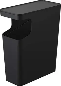 Приставной масичка и кофа за боклук черен цвят