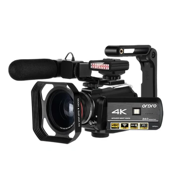 Професионална цифрова камера за нощно виждане 4k Светия Hunting, микрофон, видео камера