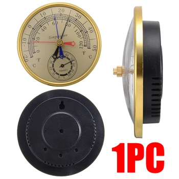 Ретро месинг термометър Многофункционален влага Влагомер на закрито, на открито, в градина, оранжерия, аналогов измерване на температурата
