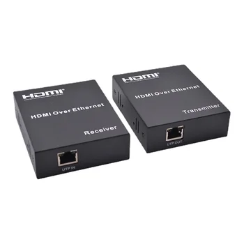 Удължител за HDMI с дължина 200 M - Един Ethernet кабел Cat5e / Cat6 - Предавател с висока разделителна способност - Удължител мрежа HDMI - Един предавател Му