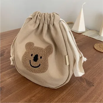 Чанти за детски памперси в корейски стил, cartoony мечка, органайзер за детски пелени, чанта за бременни, чанта за съхранение на бебешки пелени, чанта за бебешки неща
