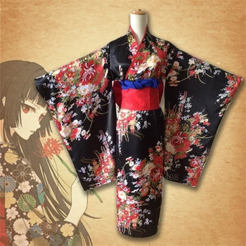 Японското традиционната рокля-кимоно, cosplay-костюм аниме 