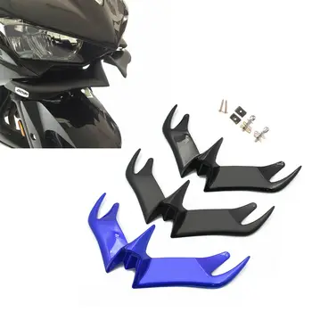 Крылышко Предния ABS-Пластмаса Обтекател Състезателни Перки на Предното Стъкло За Мотоциклет YAMAHA YZF-R3 R25 Аеродинамичен ABS-Пластмаса