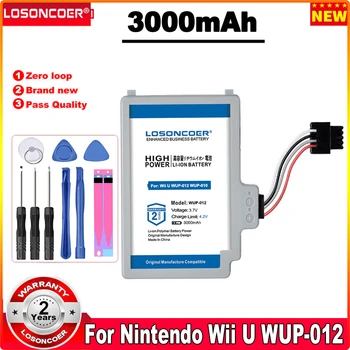 3000 ма за Nintendo Wii U/Wii U ГеймПад wiiu + Безплатна Отвертка WUP-012 WUP-010 Геймпад Контролер Батерия