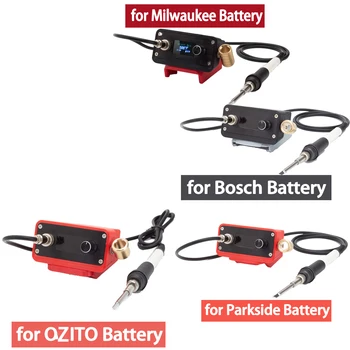 Безжична Поялната станция T12 За Литиево-йонна батерия Einhell/OZITO 20V За Спойка Milwaukee/Bosch/Parkside Battery