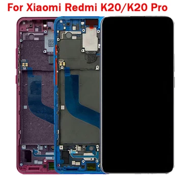 Новият LCD екран 2340x1080 В Събирането на LCD рамка За Xiaomi Redmi K20/K20 Pro, Капак на Отделението за батерията, Подмяна на Детайли За Телефона